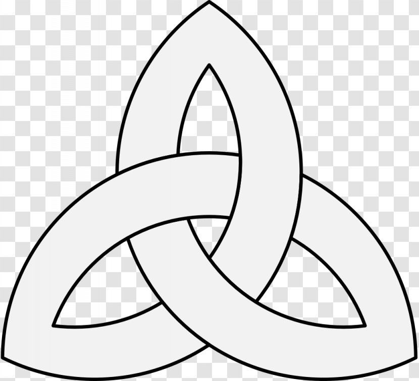 Clip Art Celtic Knot Celts Image Triquetra - Silhouette - Symbol Transparent PNG