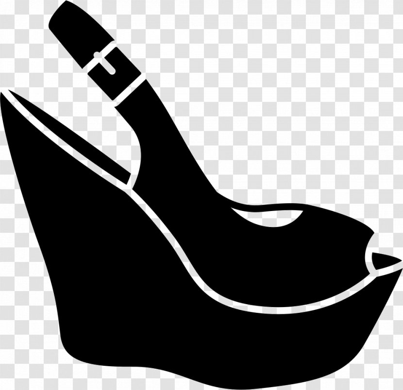 Wedge High-heeled Shoe Strap - High Heeled Footwear - Sandal Transparent PNG