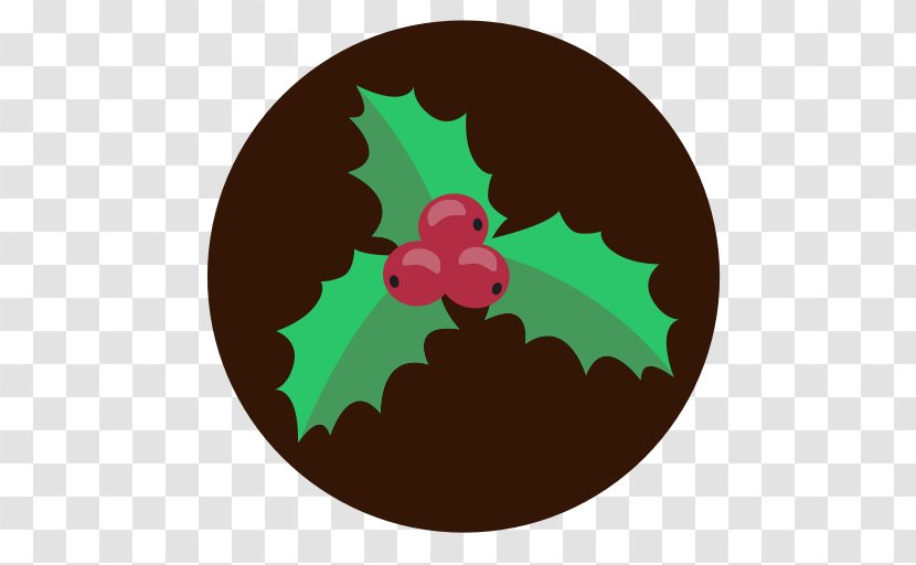 Holly Rudolph Christmas Santa Claus - Leaf Transparent PNG