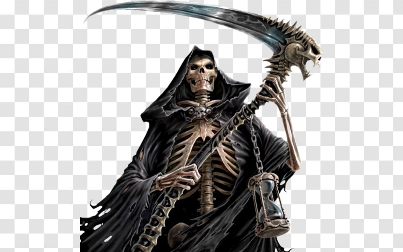 Death Father Time Grim Reaper Clip Art - Mythical Creature - Yy Transparent PNG