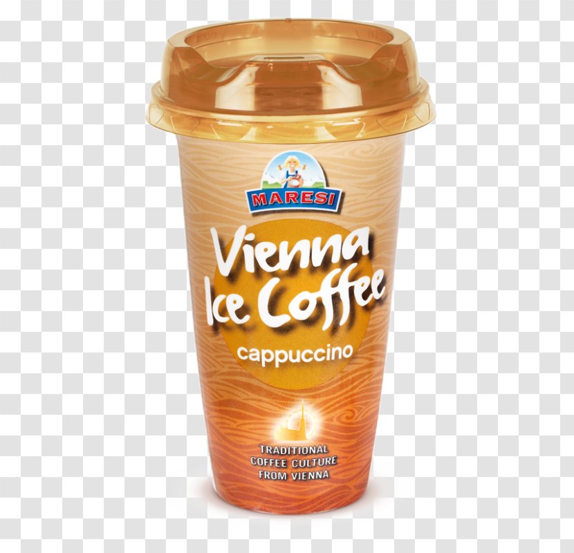 Iced Coffee Cappuccino Cafe Milk - Cup - Ice Transparent PNG