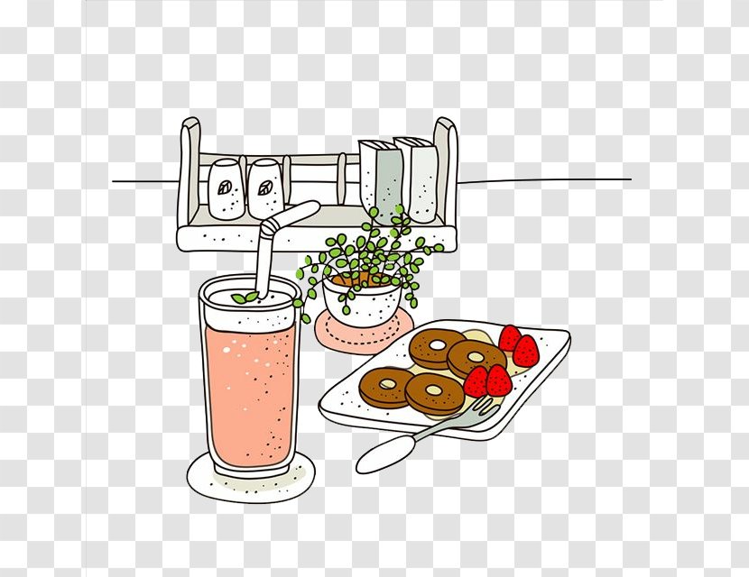 Juice Illustration - Area - Hand Painted Fruit Afternoon Tea Transparent PNG