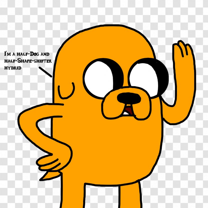 Jake The Dog Shapeshifting Snout Clip Art - Adventure Time - Lucky Transparent PNG