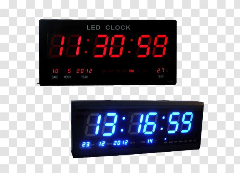 Digital Clock Alarm Clocks Table Wall - Hardware Transparent PNG