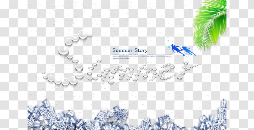 Drop Download - Organism - Summer Ice Leaf Background Transparent PNG