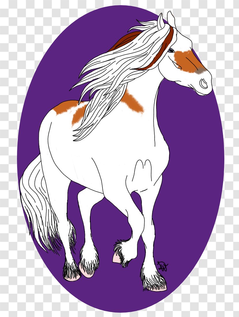 Mustang Stallion Pony Clip Art Illustration - Yonni Meyer Transparent PNG