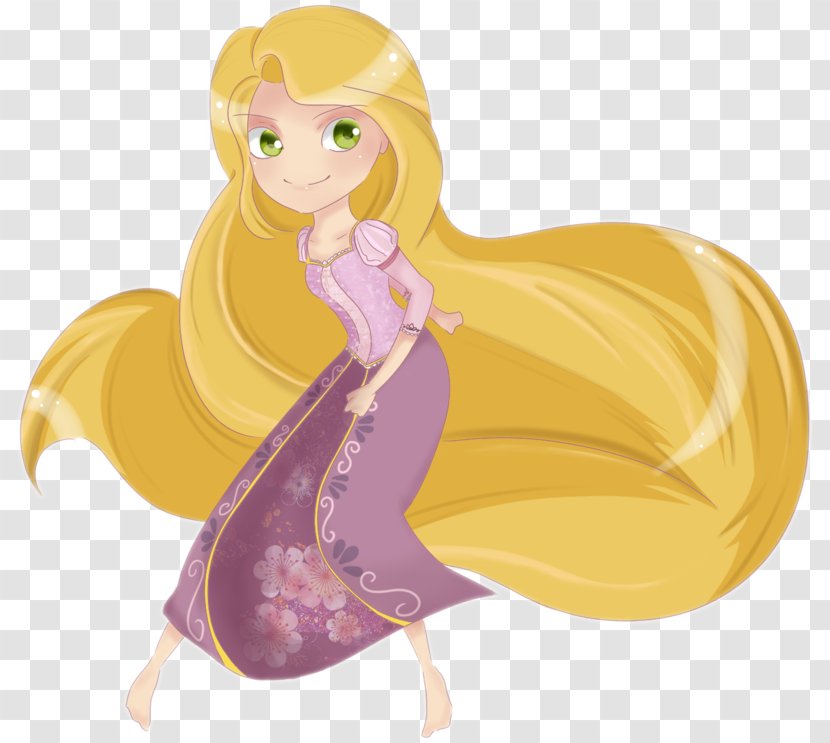 Rapunzel Fan Art Lualy - Mythical Creature - Rapunzal Transparent PNG