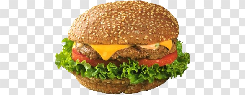 Cheeseburger Hamburger Whopper Buffalo Burger Patty - Junk Food Transparent PNG