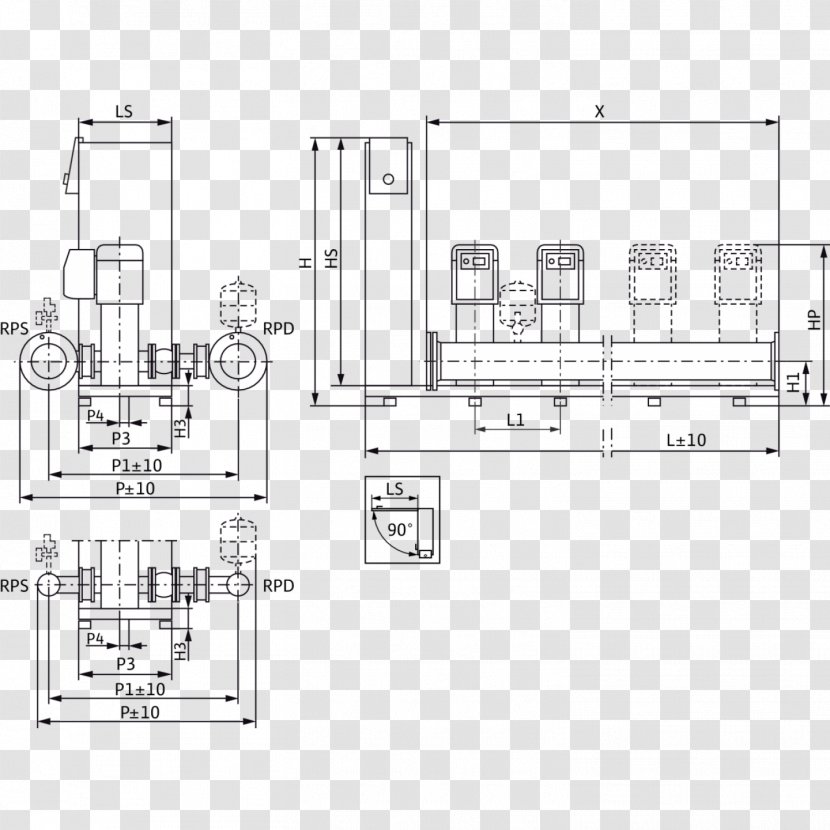 Floor Plan Architecture Technical Drawing Engineering - Design Transparent PNG