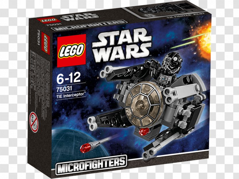 LEGO Star Wars 75031 - Toy - TIE Interceptor Lego Minifigure TIEStar Transparent PNG