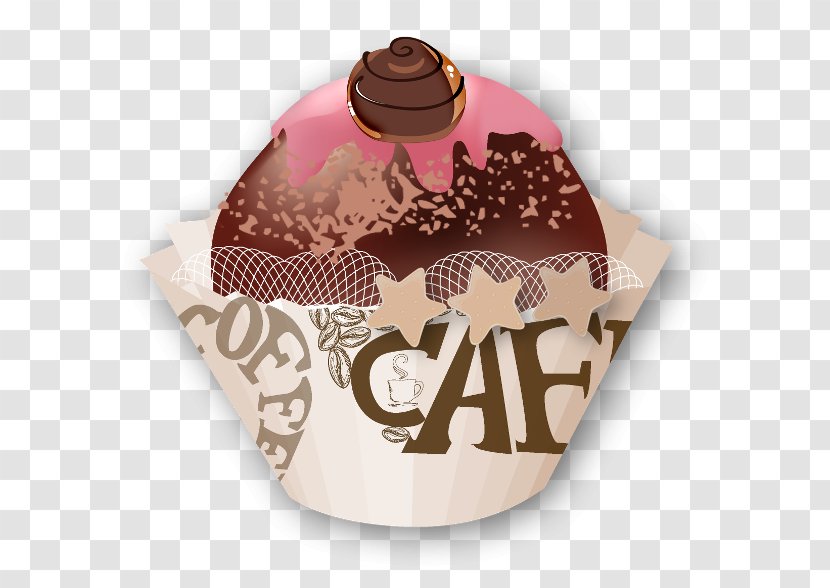 Praline Coffee Cup Cupcake Cafe - Chocolate Transparent PNG