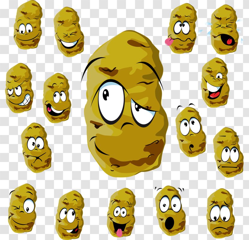 Vegetable Cartoon Potato Royalty-free - Hand-painted Face Transparent PNG
