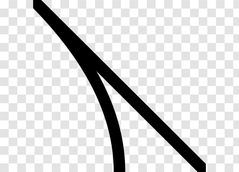 Line Angle White Black M Clip Art Transparent PNG