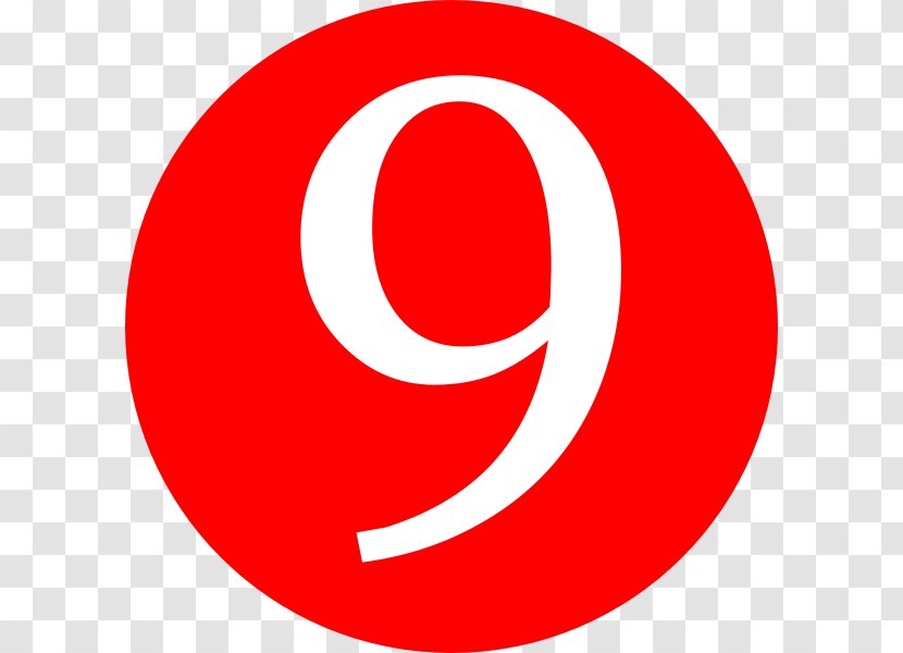 Number Clip Art - Symbol - 9 Transparent PNG