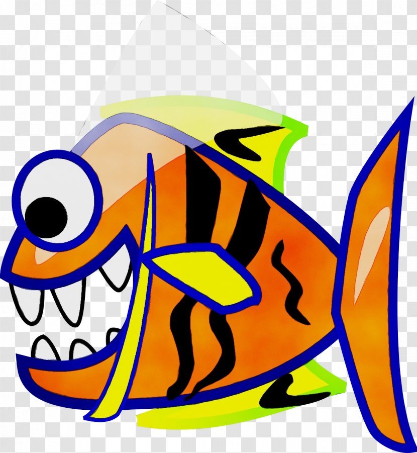 Clip Art Fish Fin Sticker - Watercolor Transparent PNG