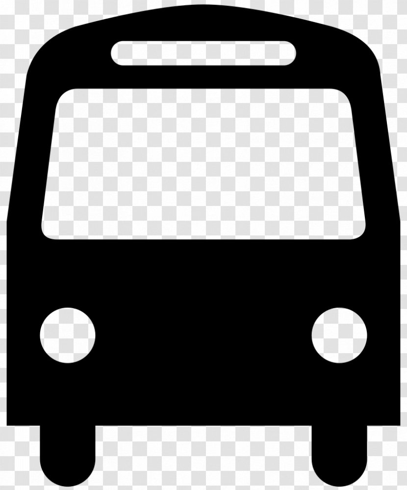Airport Bus Public Transport Clip Art - Black Transparent PNG