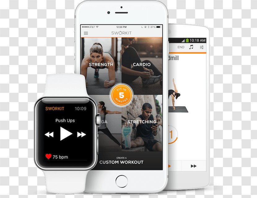 Personal Trainer Exercise Physical Fitness App Weight Training - Gadget Transparent PNG