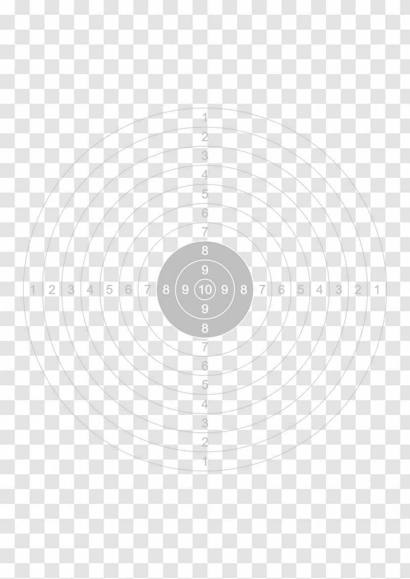 Paper Circle Angle Shooting Target - Printing Transparent PNG