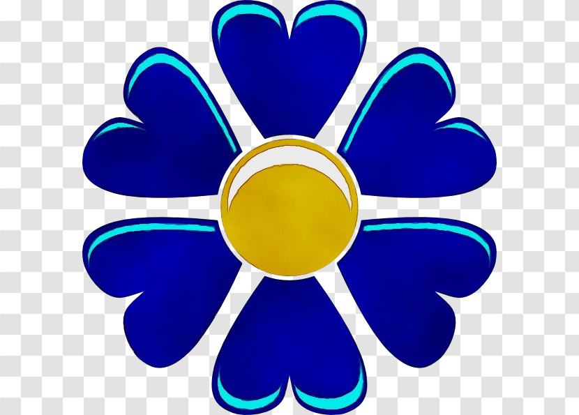 Symbol Cobalt Blue / M Chemical Symbol Flower Yellow Transparent PNG