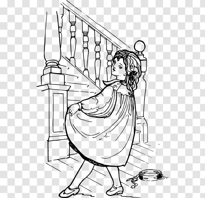 Stairs Drawing Clip Art - Fictional Character Transparent PNG