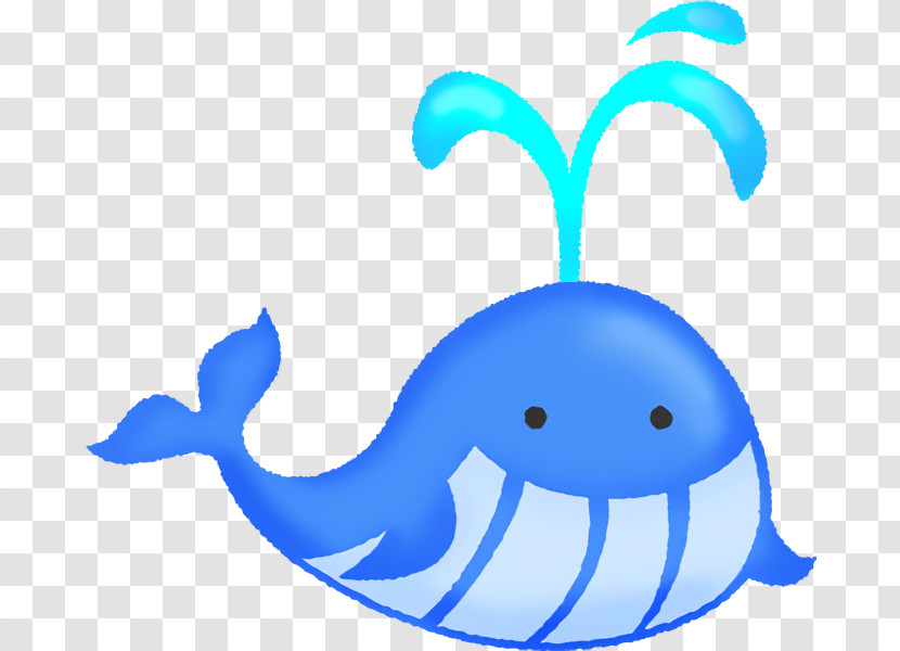 Blue Cartoon Animal Figure Smile Transparent PNG