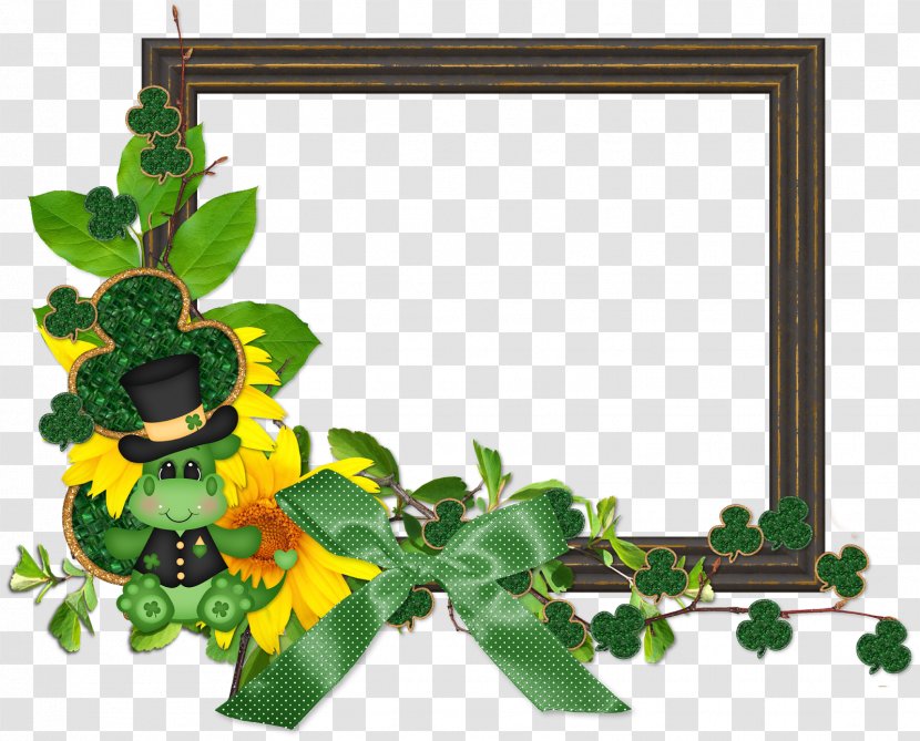 Floral Design Picture Frames Flowering Plant Leaf Transparent PNG