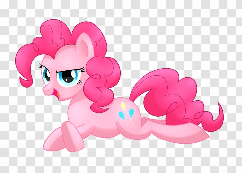 Pony Pinkie Pie Horse Character Drawing Transparent PNG
