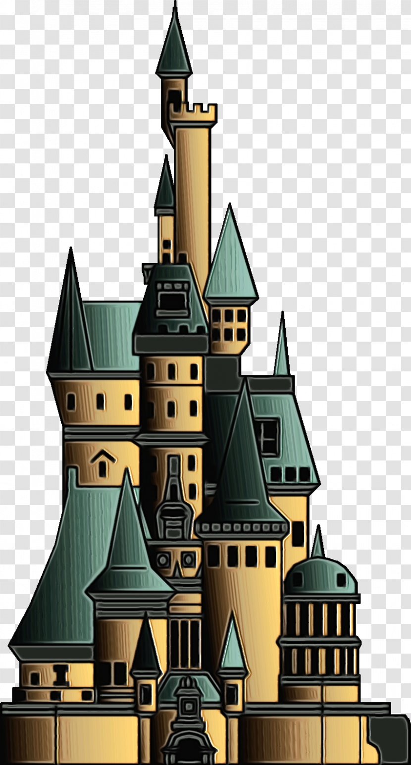 Castle Cartoon - Steeple - Spire Listed Building Transparent PNG