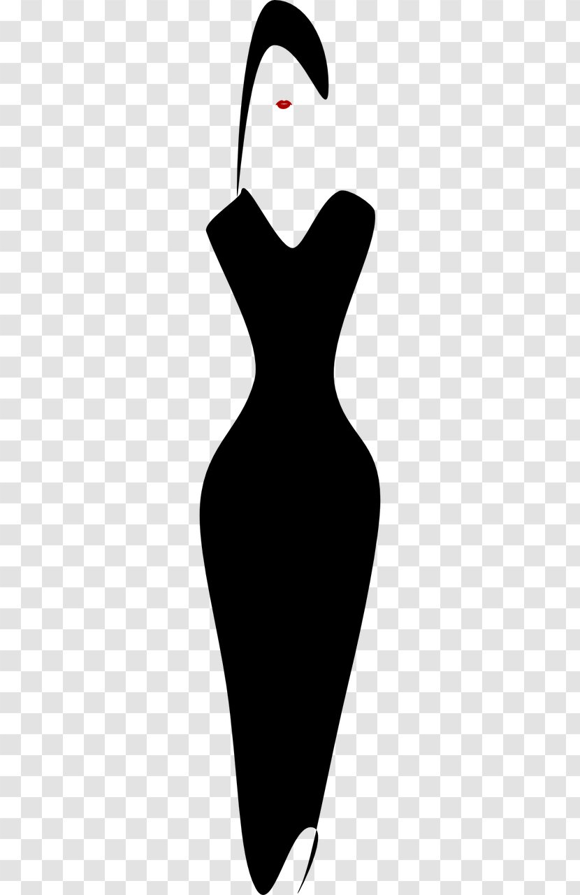Little Black Dress Gown Wedding Clothing - And White Transparent PNG