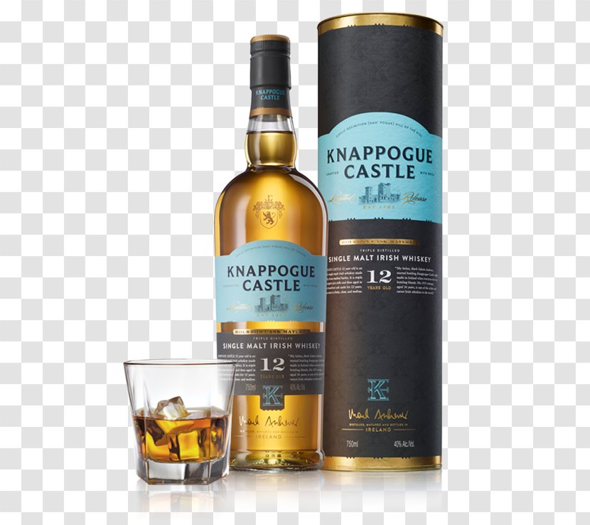 Single Malt Whisky Knappogue Castle Liquor Wine Whiskey - Bourbon - Irish Brands Transparent PNG