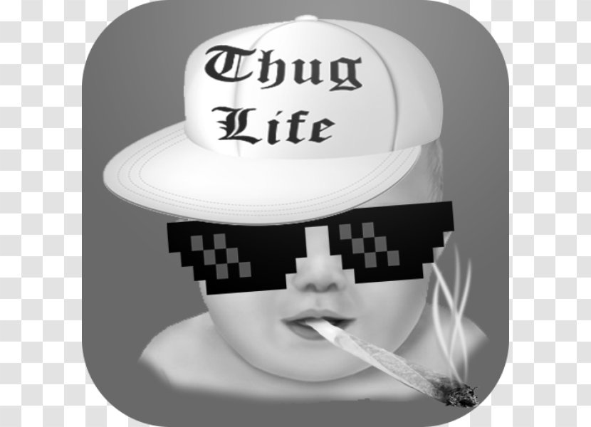 Thug Life Photography Video - Fashion Accessory Transparent PNG