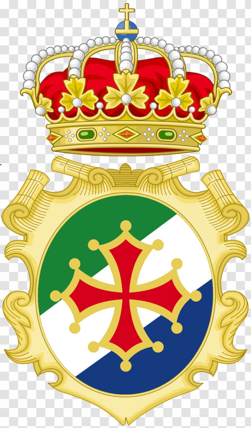 Monarchy Of Spain Royal Cypher Monogram - Christmas Ornament - Rhodes Transparent PNG