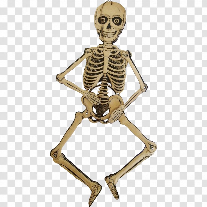 Human Skeleton Bone Die Cutting Joint - Halloween Decoration Transparent PNG