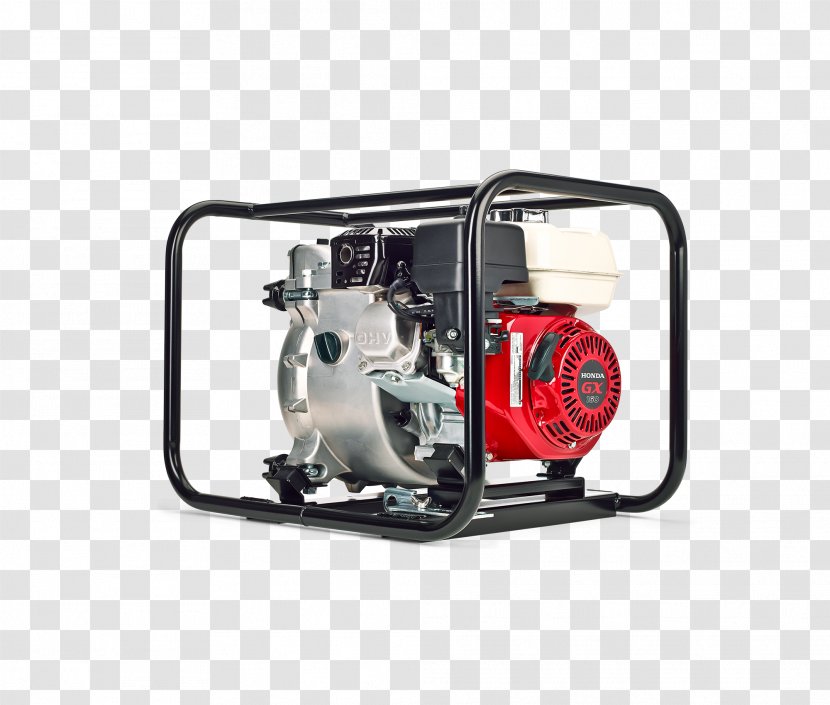 Honda Pump Electric Generator Motorcycle Engine-generator - Cultivator Transparent PNG