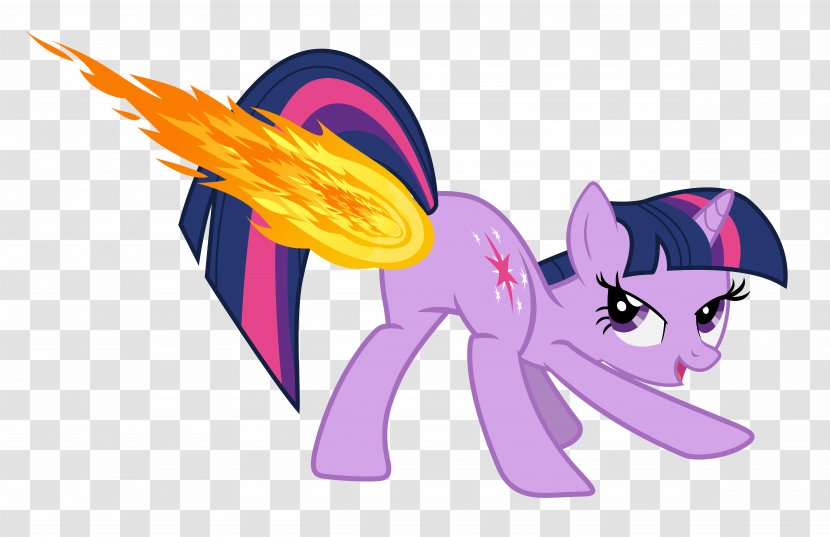 Twilight Sparkle Rarity The Saga Pinkie Pie Rainbow Dash - Purple - Fire Fart Transparent PNG