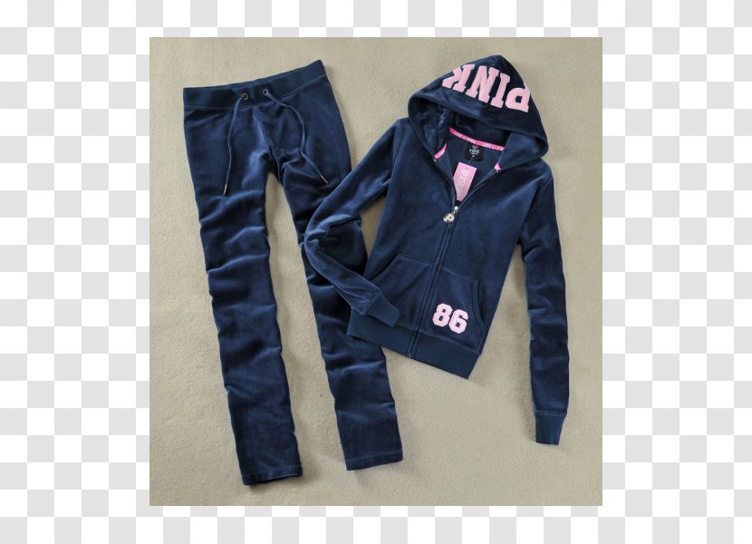 Tracksuit Hoodie T-shirt Velvet Clothing - Pants Transparent PNG