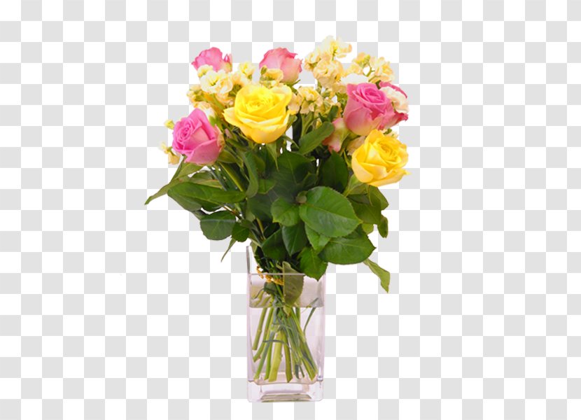 Vase Garden Roses Flower Seducing Cinderella - Flowerpot - Of Flowers Colored Material Transparent PNG