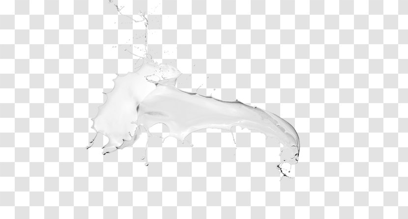 Black And White Pattern - Tap - Milk Splash Template Transparent PNG