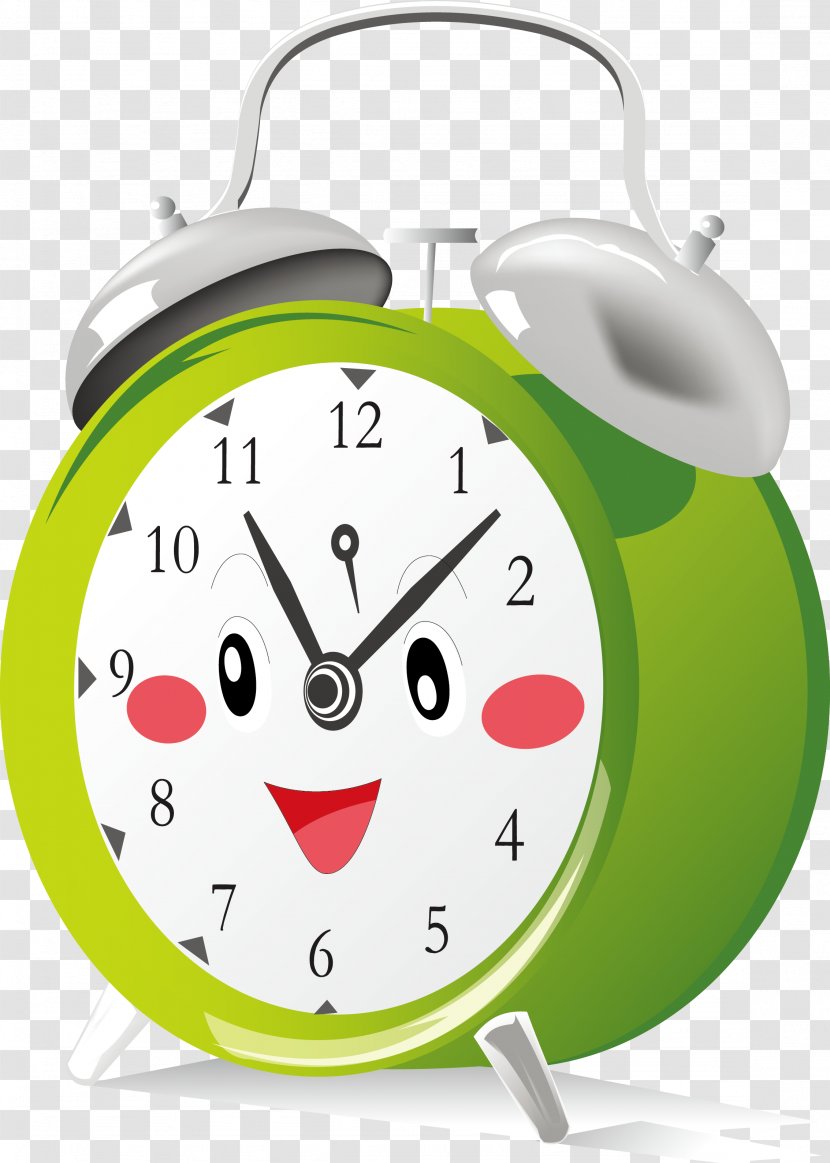 Alarm Clock Mobile Phone Clip Art - Smile - Creative Cartoon Images Transparent PNG
