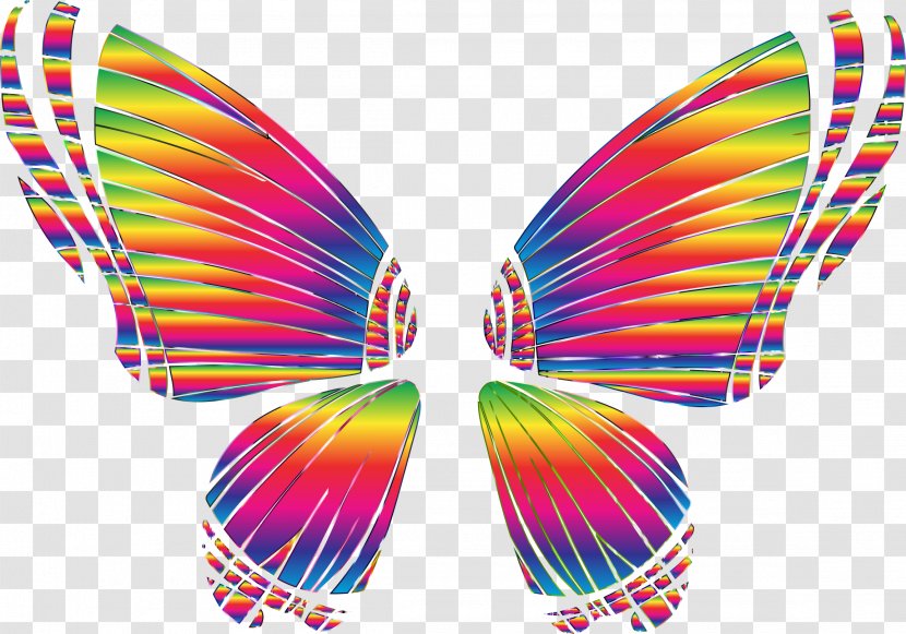 Butterfly Desktop Wallpaper Clip Art - Silhouette - Wings Transparent PNG