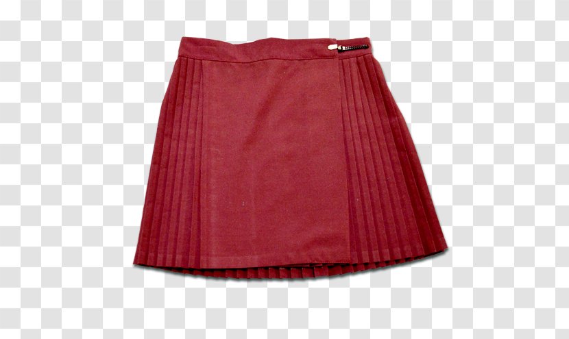 Skirt Maroon Shorts - And Pleated Transparent PNG