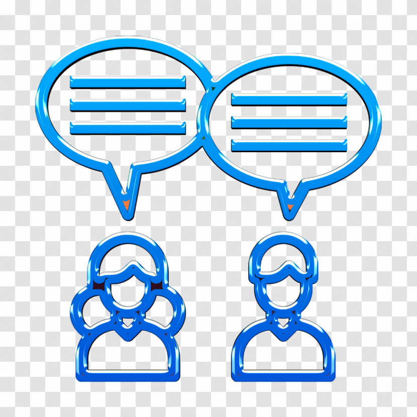 Teamwork Icon Management Icon Talk Icon Transparent PNG