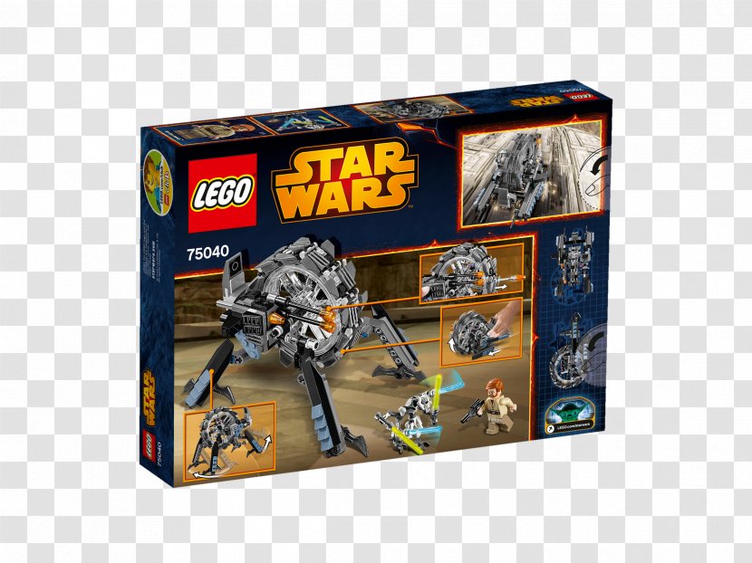 LEGO 75040 Star Wars General Grievous' Wheel Bike Obi-Wan Kenobi Lego - 75112 Grievous Transparent PNG