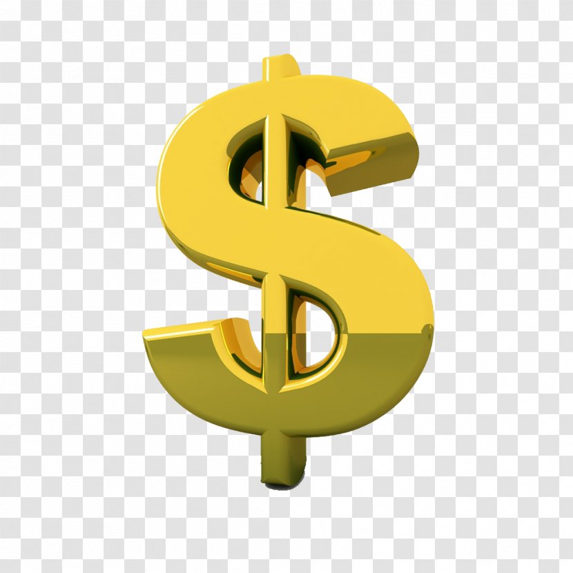 Dollar Sign United States Clip Art Money - Yellow - Gaap Transparent PNG