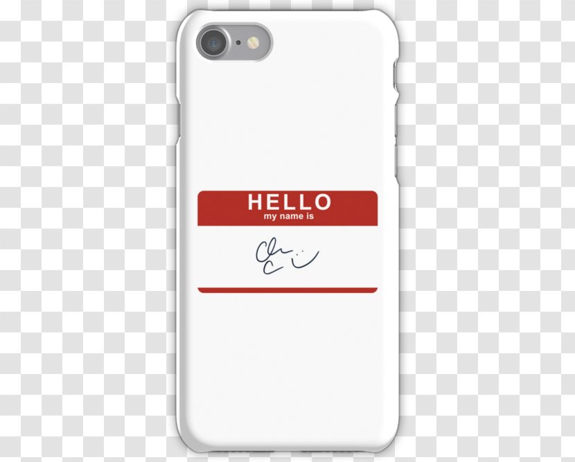 IPhone 4S 7 6S Telephone Dunder Mifflin - Mobile Phone Case - Hello My Name Is Transparent PNG