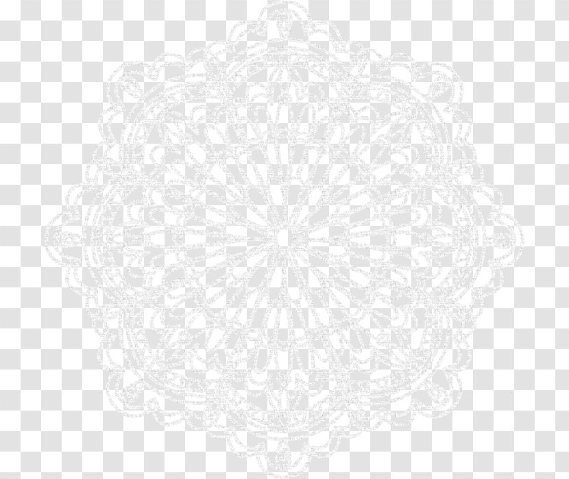 Circle White Symmetry Pattern - Visual Arts Transparent PNG