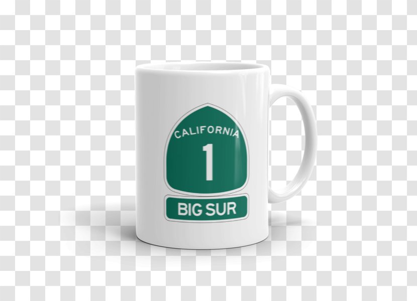 California State Route 1 Mug Brand Product Design - Highway Big Sur Transparent PNG