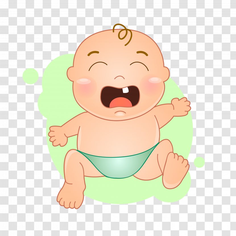 Crying Illustration - Watercolor - Vector Baby Transparent PNG