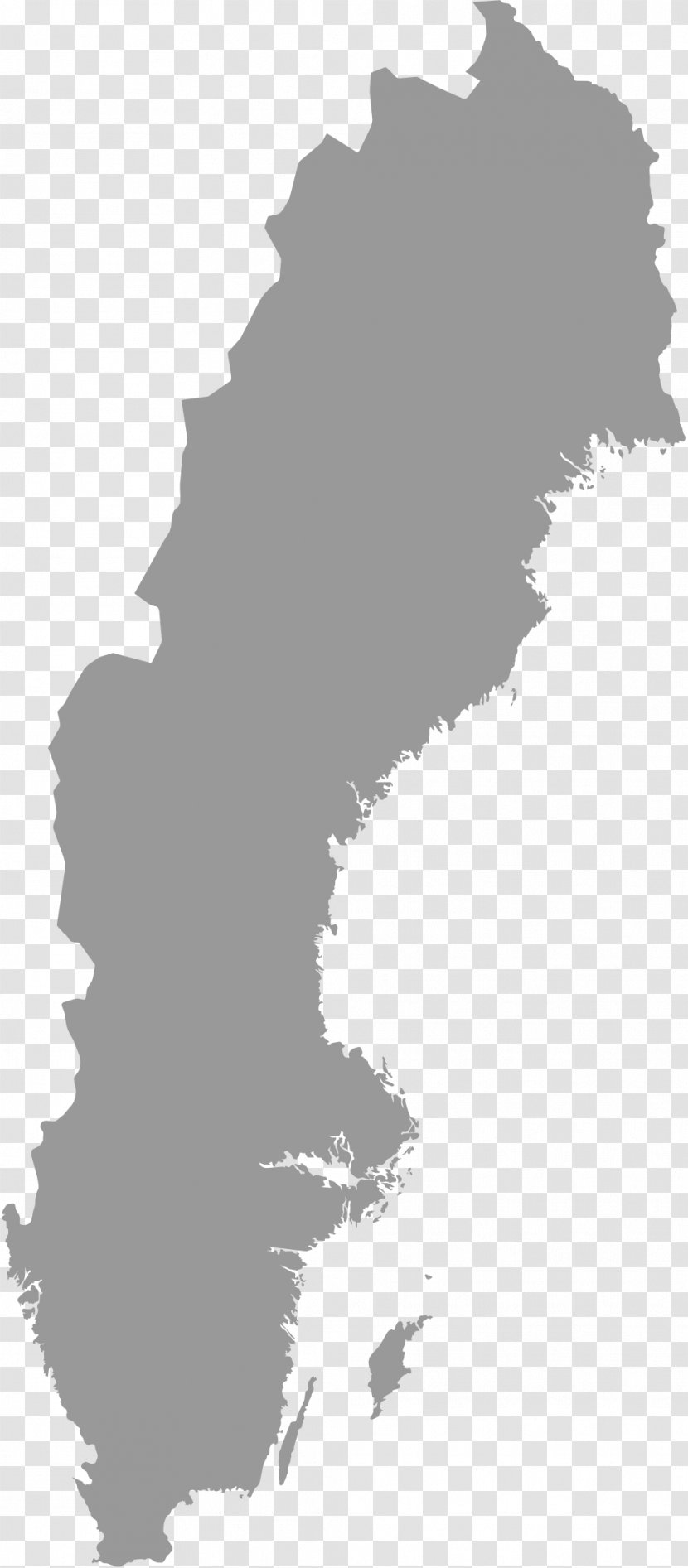 Sweden Vector Graphics Royalty-free Illustration Map - Location Transparent PNG