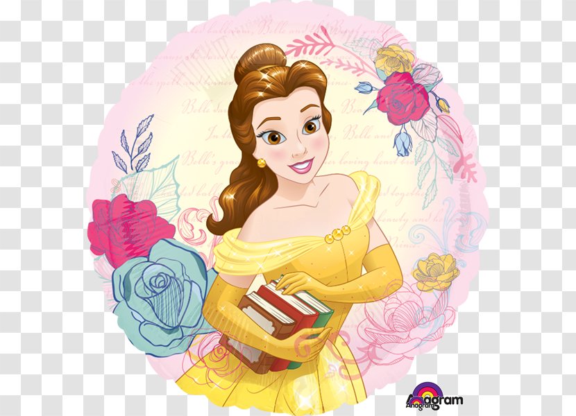 Belle Beauty And The Beast Disney Princess Cogsworth - Tree - Castle Transparent PNG